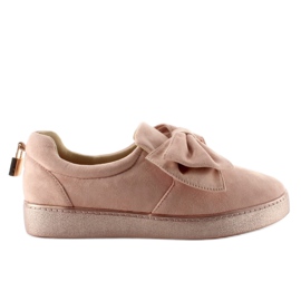 Slipony avec cadenas T276P rose