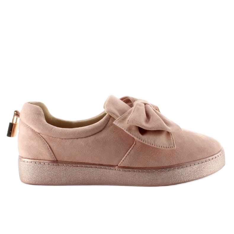 Slipony avec cadenas T276P rose