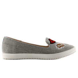 Lordsy avec des lèvres et un rouge à lèvres P-6 Grey gris