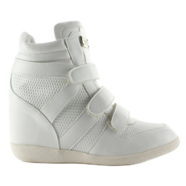 Baskets faciales montantes JT35 blanches