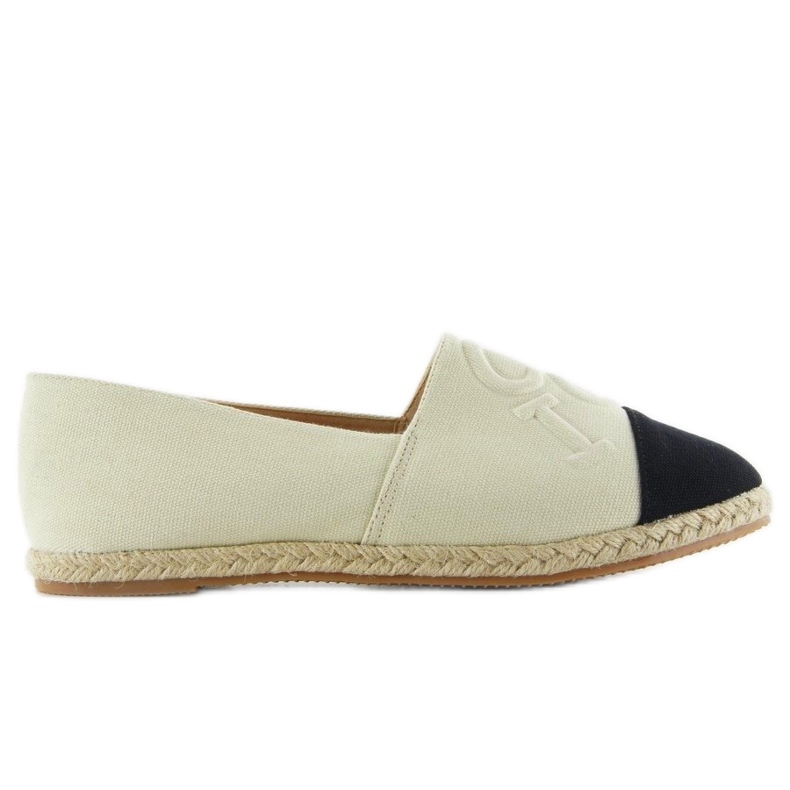 Esapdryle lettres en relief T267 Beige le noir brun Esapdryle lettres en relief T267 Beige le noir brun