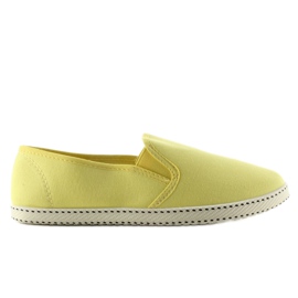 Baskets à enfiler avec un ruban 991-Y jaune