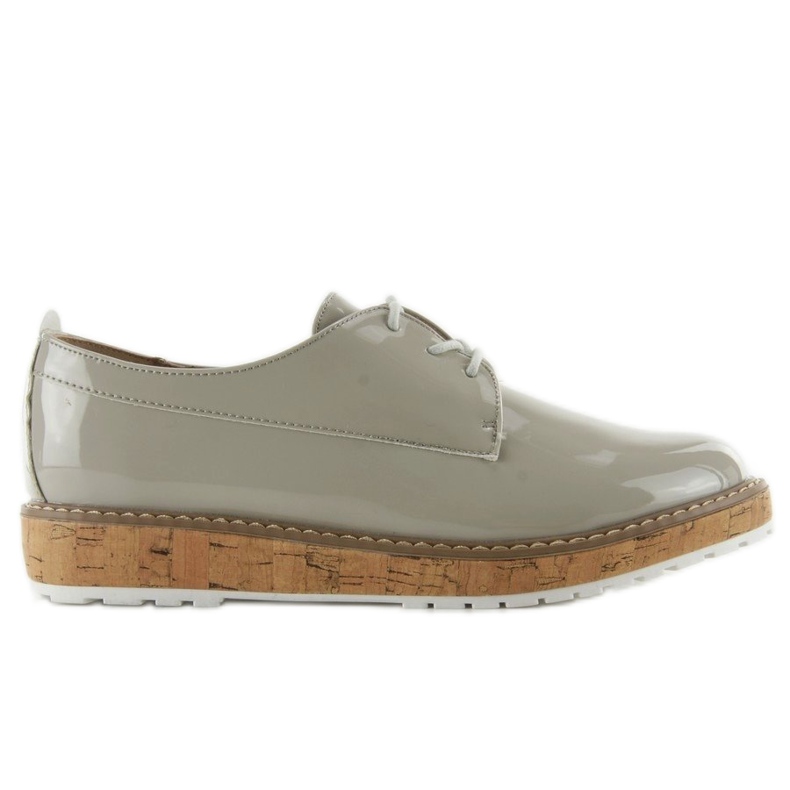 Mocassins avec intérieur cuir 7153 Gris