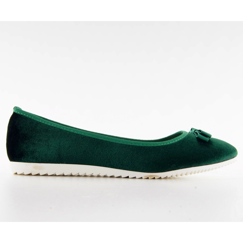 Ballerines en satin lds-1a010 Vert