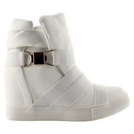 Baskets à bandes caoutchouc AF24 Blanc