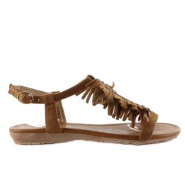 Sandales style indien k1626301 camel brun