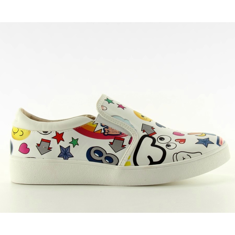 Slipony comic 6120 Blanc blanche