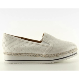 Slipony sur high-tech 6068 Blanc