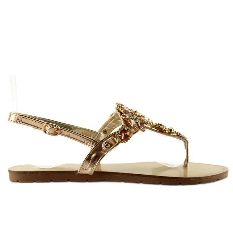 Sandales avec de belles pierres JH41 rose