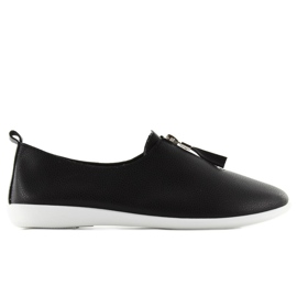 Baskets à fermeture éclair A-119 noir le noir