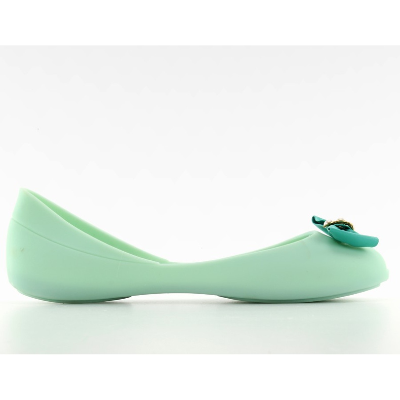 Ballerines Meliski avec un nœud PT100 L. Vert
