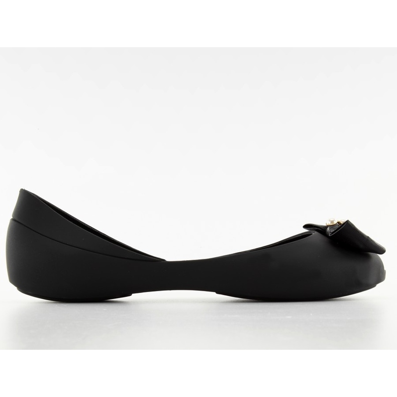 Meliski balerinki avec noeud noir pleine fleur le noir