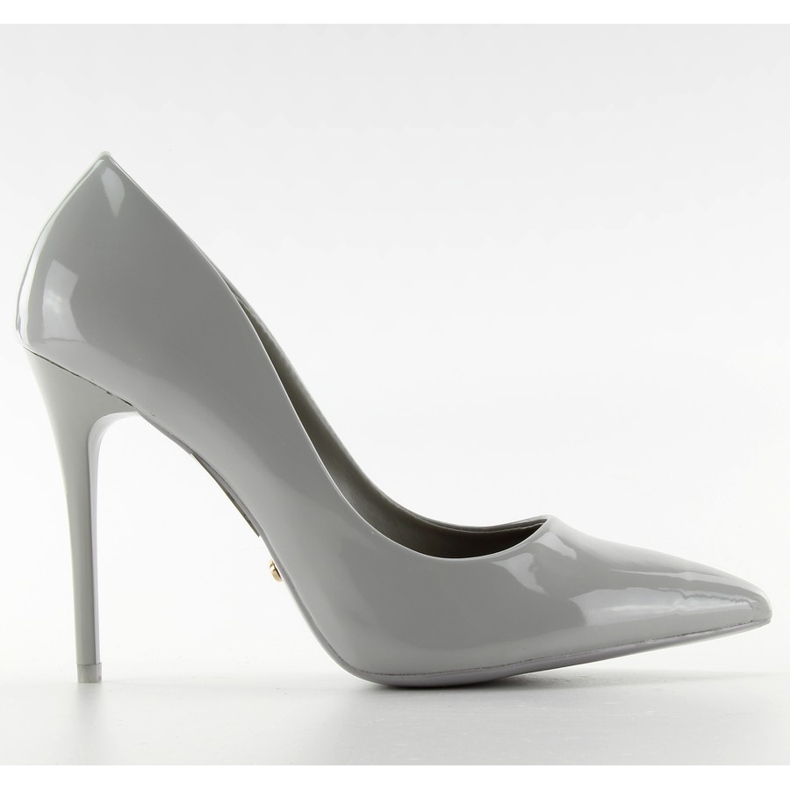 Talons Le03 gris laqués lisses