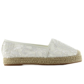 Espadrilles Dentelle 7137 Blanc blanche