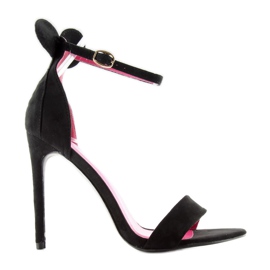 Sandales à talon haut Mickey 1900 noir