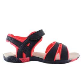 Sportowe Sandałki 7S-Ta86091M Marine / Rose Vif bleu marin