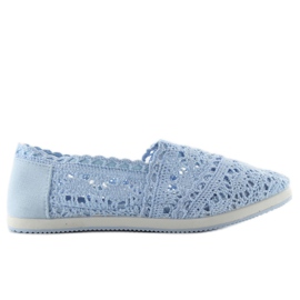 Baskets à lacets bv10 L. bleu