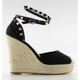 Espadrilles Avec Goujons Sur Jeans bleu marine