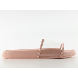 Tongs avec une sangle transparente ts168-6 Pink rose Tongs avec une sangle transparente ts168-6 Pink rose