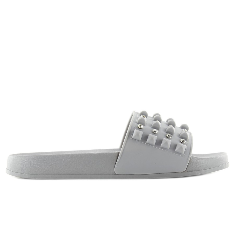 Chaussons à bride en caoutchouc ts168-8 gris