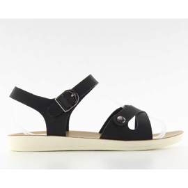 Sandales confortables pour femmes 761 noires