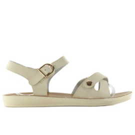 Sandales confortables pour femmes 761 beige