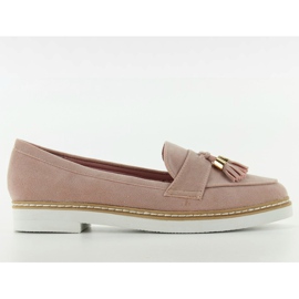 Mocassins classiques pour femmes 7101 Rose