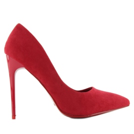 Escarpins classiques sur talon aiguille b3968j-pb Rouge