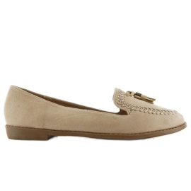 Mocassins à bouts garnis SK28P Beige