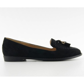 Mocassins à nez bouché SK28P Noir