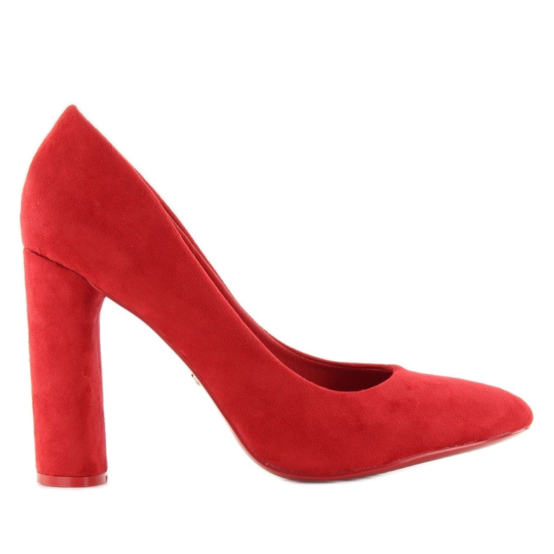 Escarpins sur tige ovale le027p Rouge