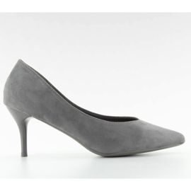 Talons bas avec empreinte ll-98p Grey gris Talons bas avec empreinte ll-98p Grey gris