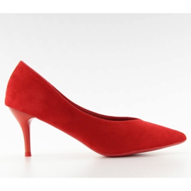 Talons bas avec empreinte ll-98p rouge