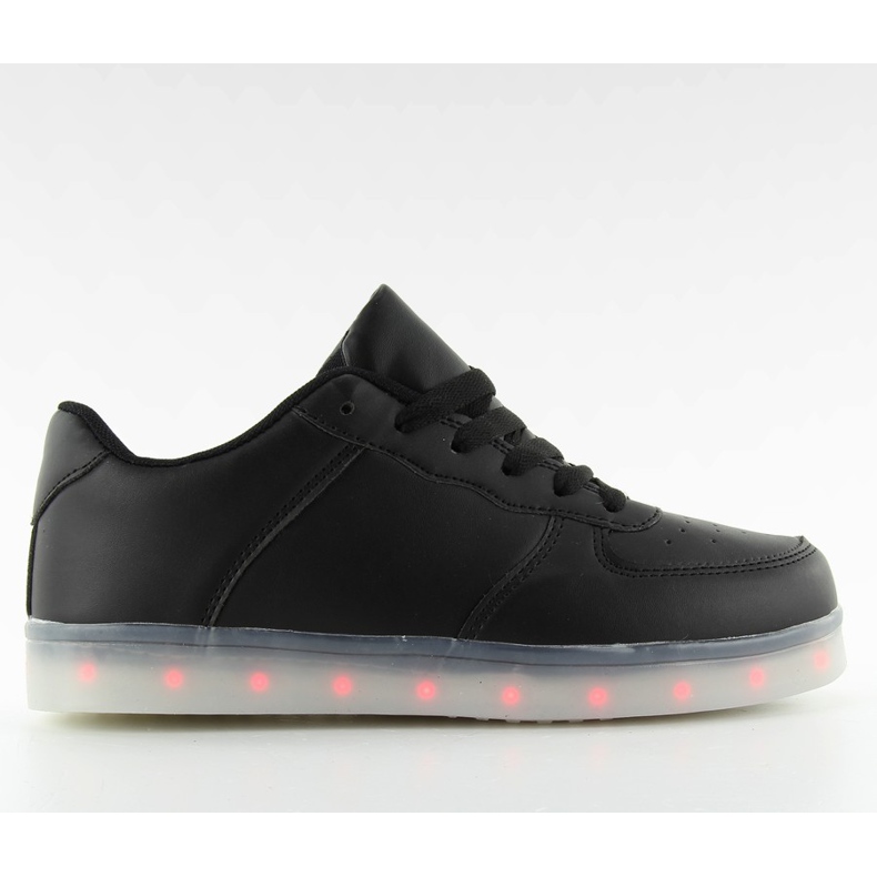 Chaussures à LED Q-3 Noir le noir