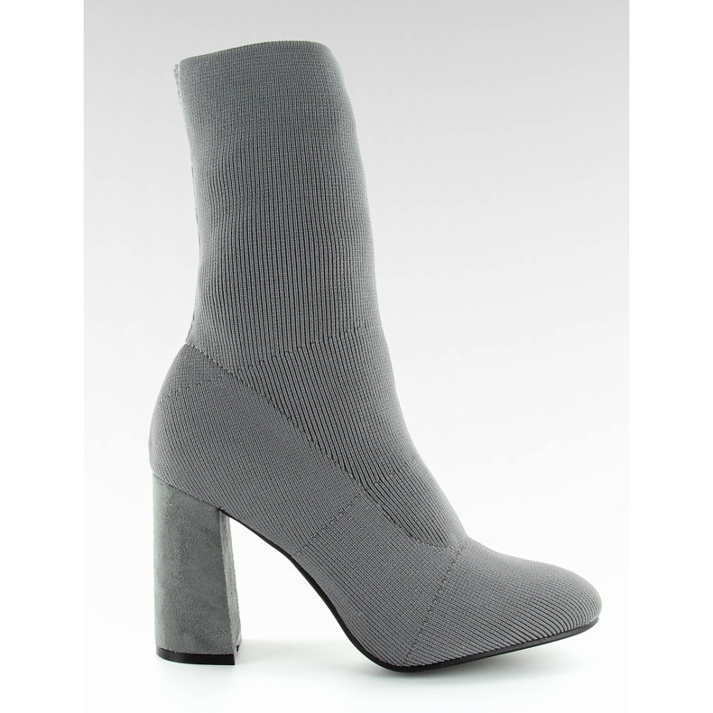 QQ-08 Chaussettes style étoile grises