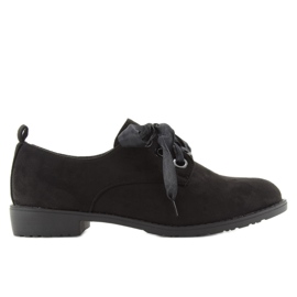 Mocassins à lacets LL-86 Noir
