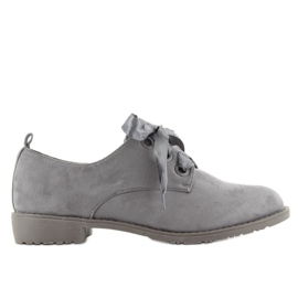Mocassins à lacets LL-86 Gris Mocassins à lacets LL-86 Gris