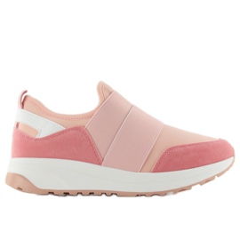 Chaussures de sport roses à semelle haute nb126p Chaussures de sport roses à semelle haute nb126p