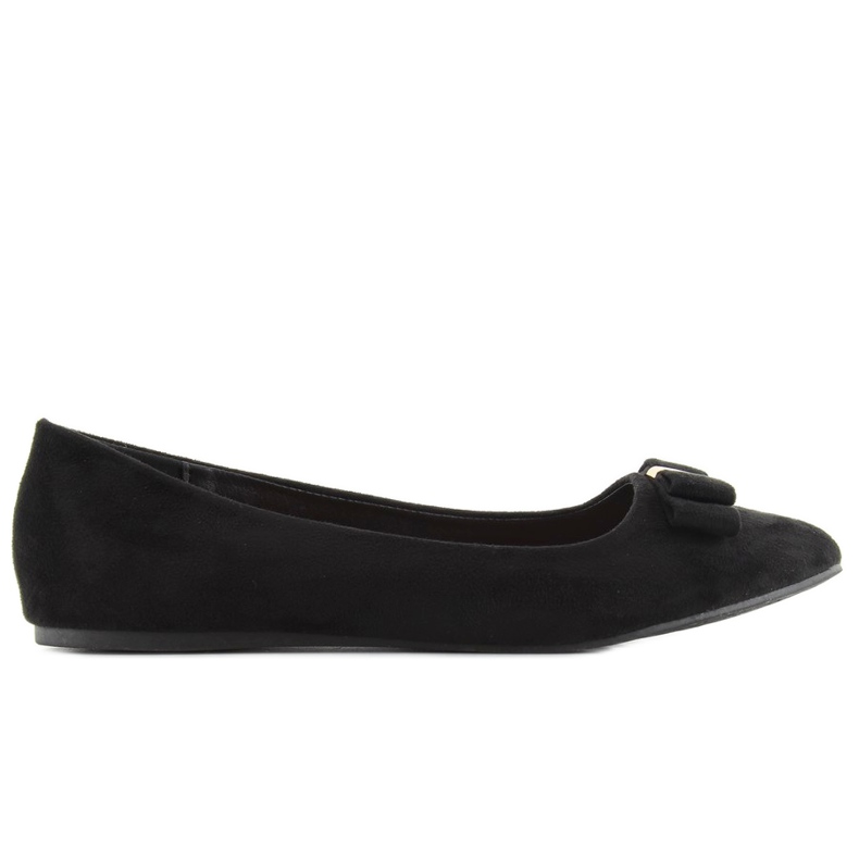 Ballerines noires en daim G305 le noir
