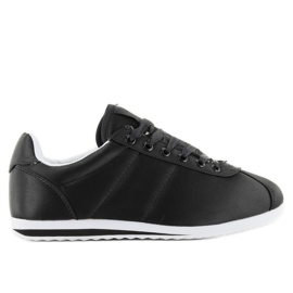 8850 chaussures de sport en satin noir le noir