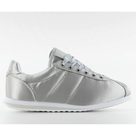 8850 chaussures de sport en satin gris