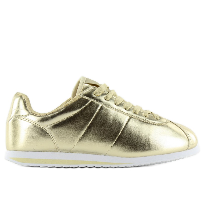 Chaussures de sport texturées 8849 or d'or