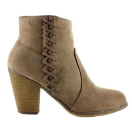 Santiags a talon 58-386 Taupe brun