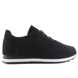 Chaussures de sport en daim Bl111 noir