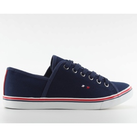 Chaussures de toile km1507-2 Navy bleu marine