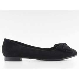 Ballerines femme daim t291p noir