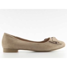 Ballerines femme daim t291p Beige