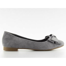 Ballerines femme daim t291p gris