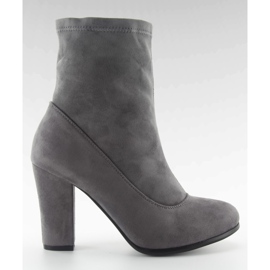 Bottes classiques talons hauts fa141 Gris