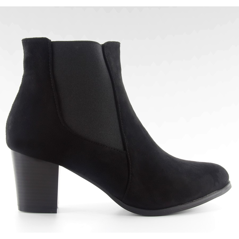 Chelsea boots talons hauts F95 noir le noir